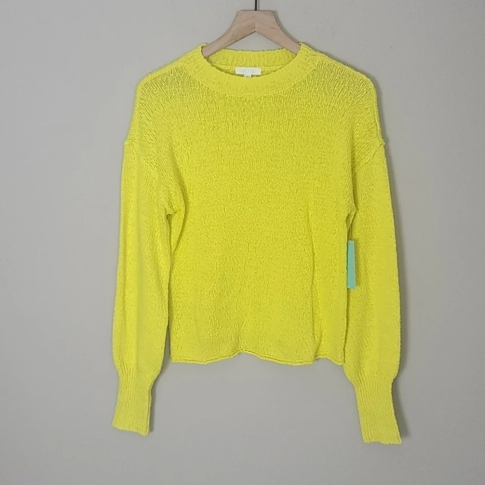 Abound Drop Shoulder Bright Neon Sweater N…